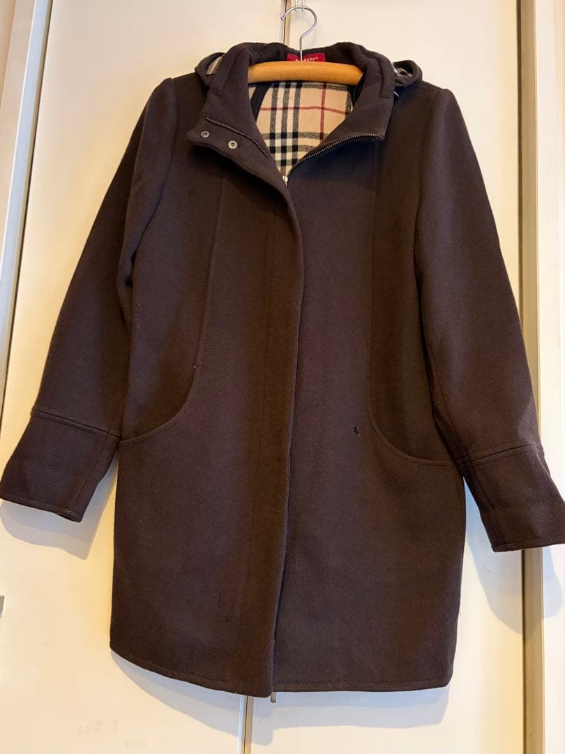 BURBERRY ダッフルコート 40サイズ ダークブラウン