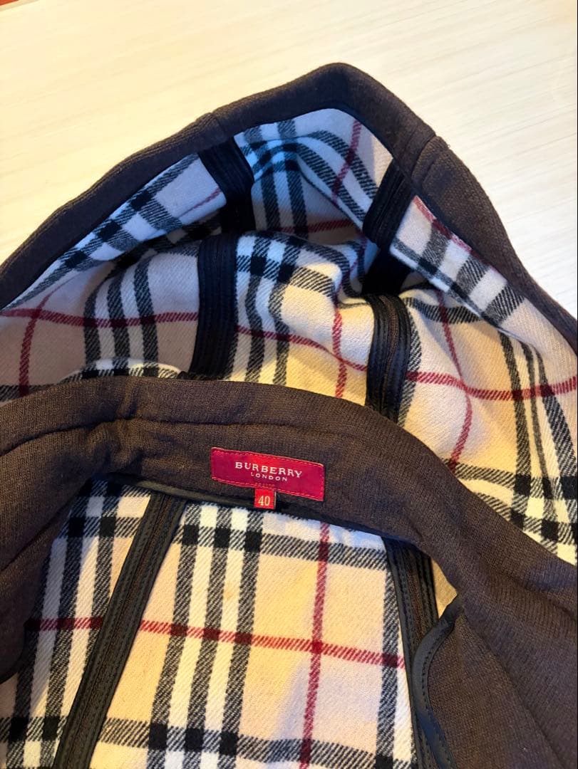 BURBERRY ダッフルコート 40サイズ ダークブラウン