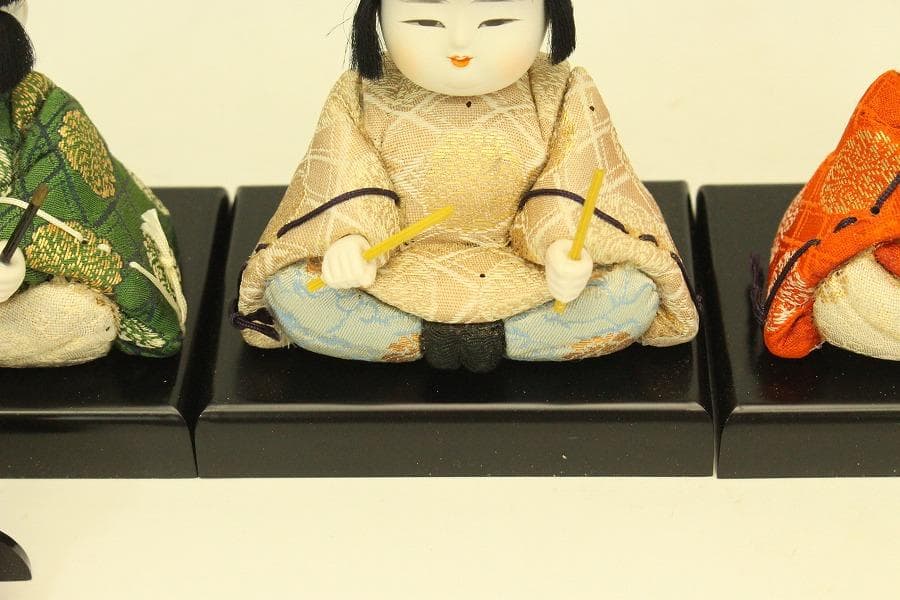 雛司 光陽 豆雛 木目込人形 揃い(A982)