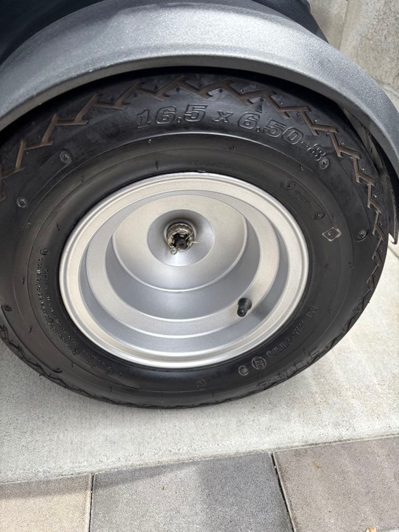 ジャイロキャノピーta03 外品タイヤ アルミホイールセット