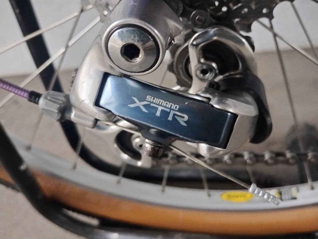 オールドMTBクロモリ１インチフレーム希少　それなりカスタム