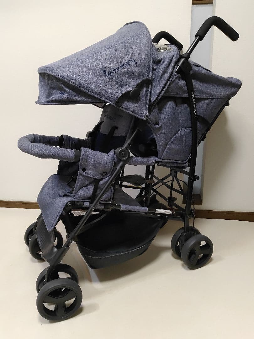 Kinderwagon キンダーワゴン 2人乗りベビーカー DUOシティHOP