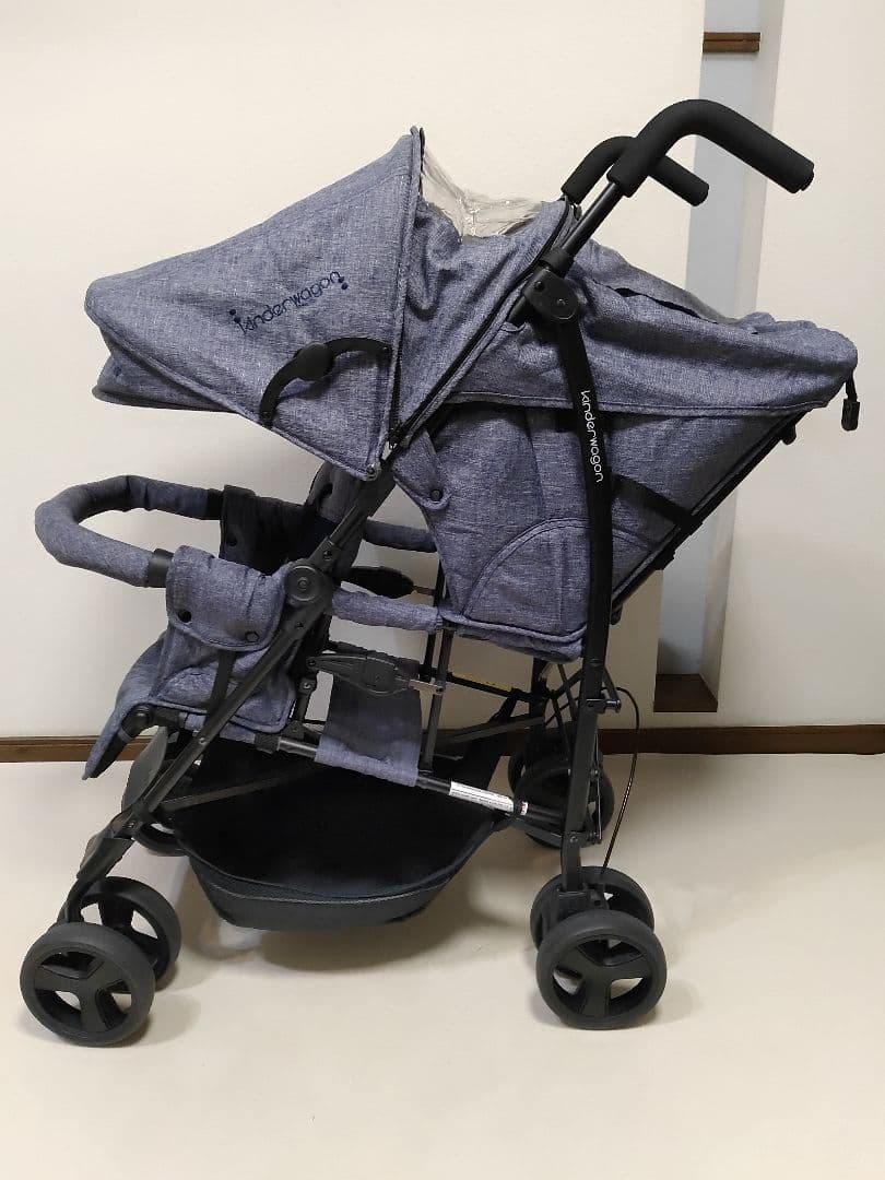 Kinderwagon キンダーワゴン 2人乗りベビーカー DUOシティHOP
