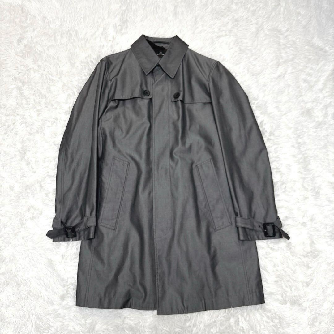 【美品】PS Paul Smith トレンチコート ライナー・ベルト　グレー　L