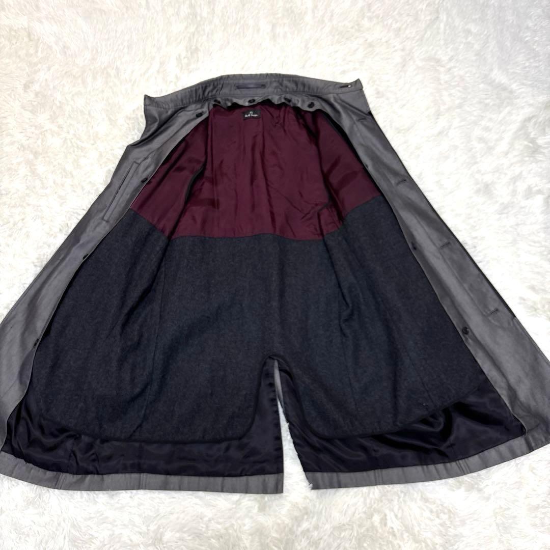 【美品】PS Paul Smith トレンチコート ライナー・ベルト　グレー　L