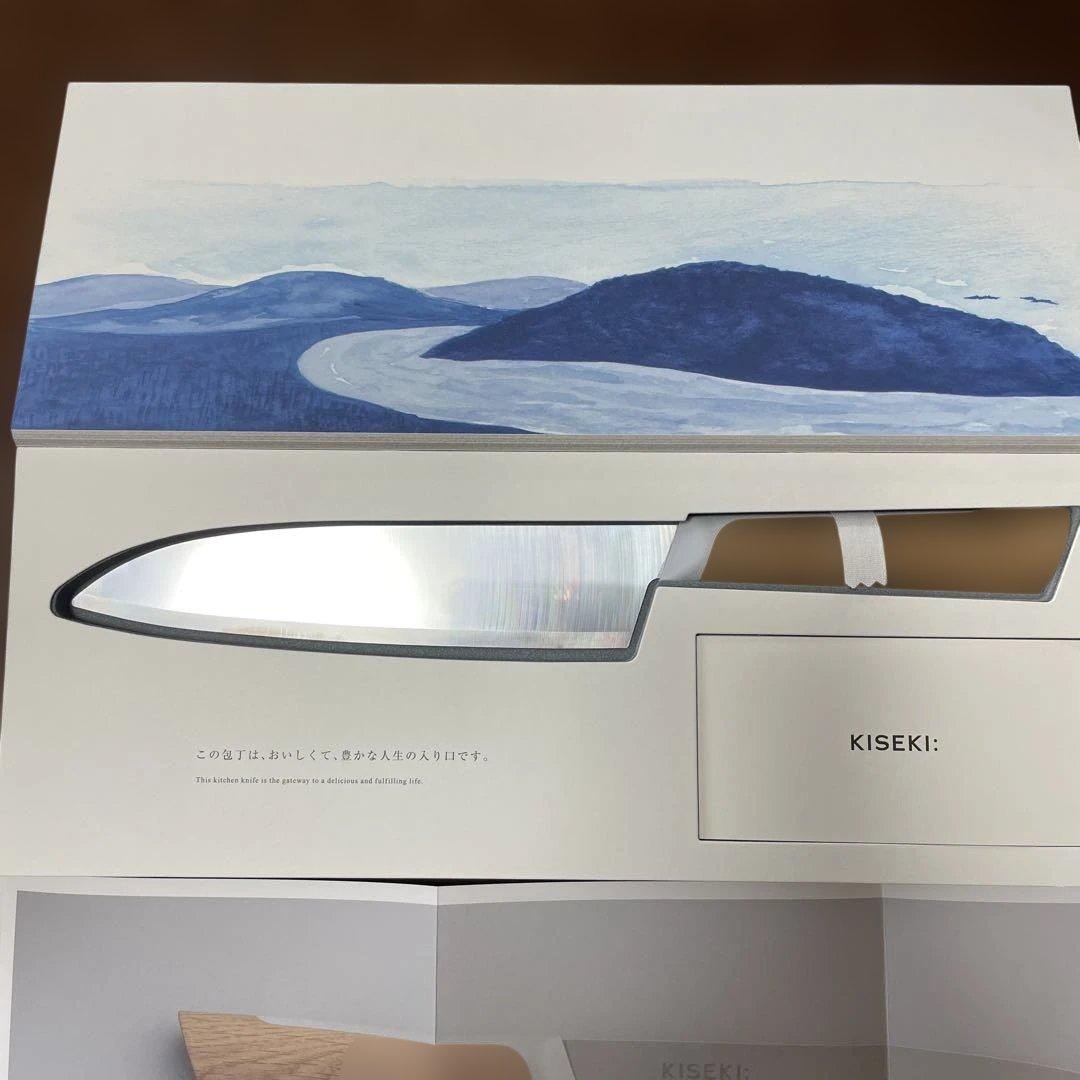 KISEKI 三徳包丁 木製ハンドル