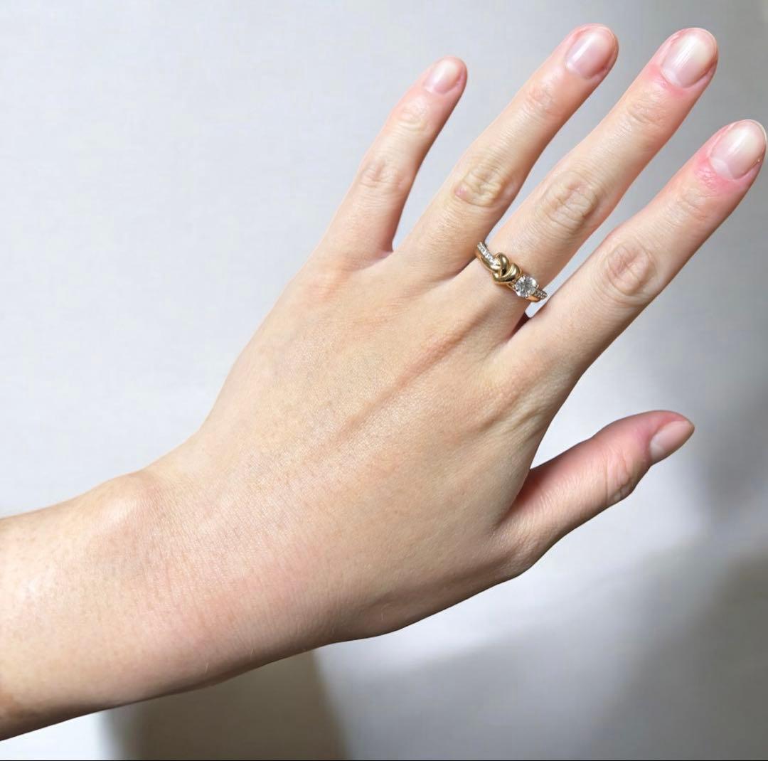 スワロフスキー SWAROVSKI リング 指輪 11号 ハート