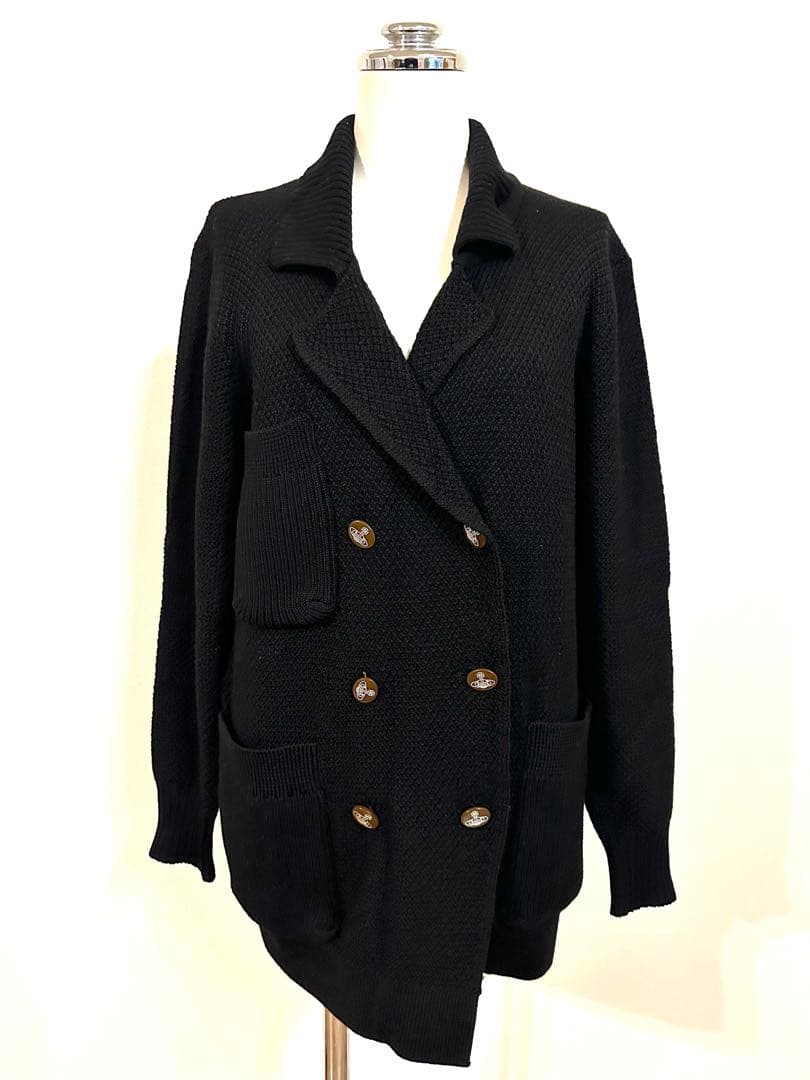 ヴィヴィアンウエストウッド ORB オーブ ダブル ニット ジャケット コート