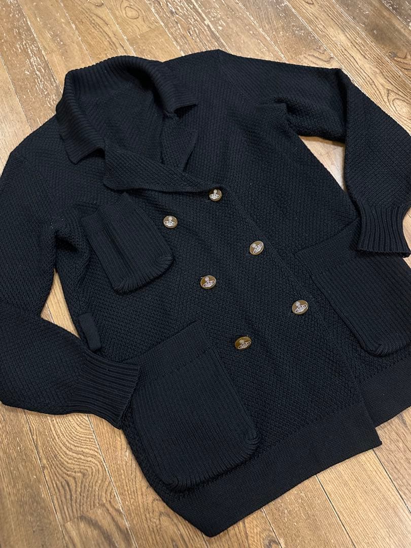 ヴィヴィアンウエストウッド ORB オーブ ダブル ニット ジャケット コート