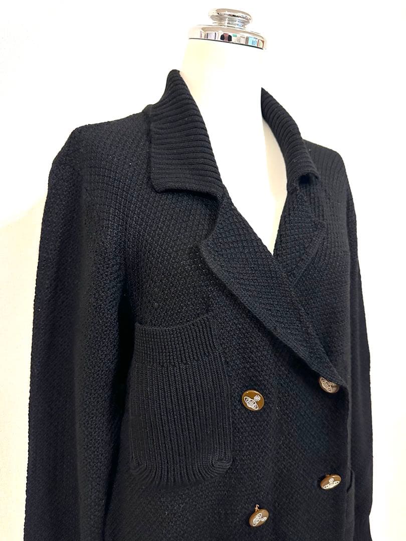 ヴィヴィアンウエストウッド ORB オーブ ダブル ニット ジャケット コート