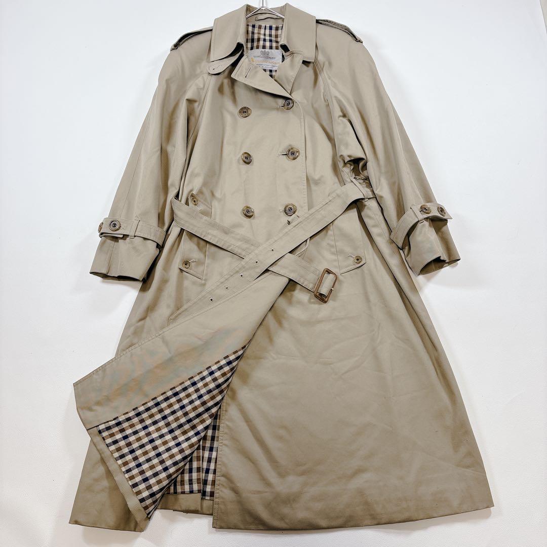 Aquascutum トレンチコート　ダブル　Aqua5 英国製