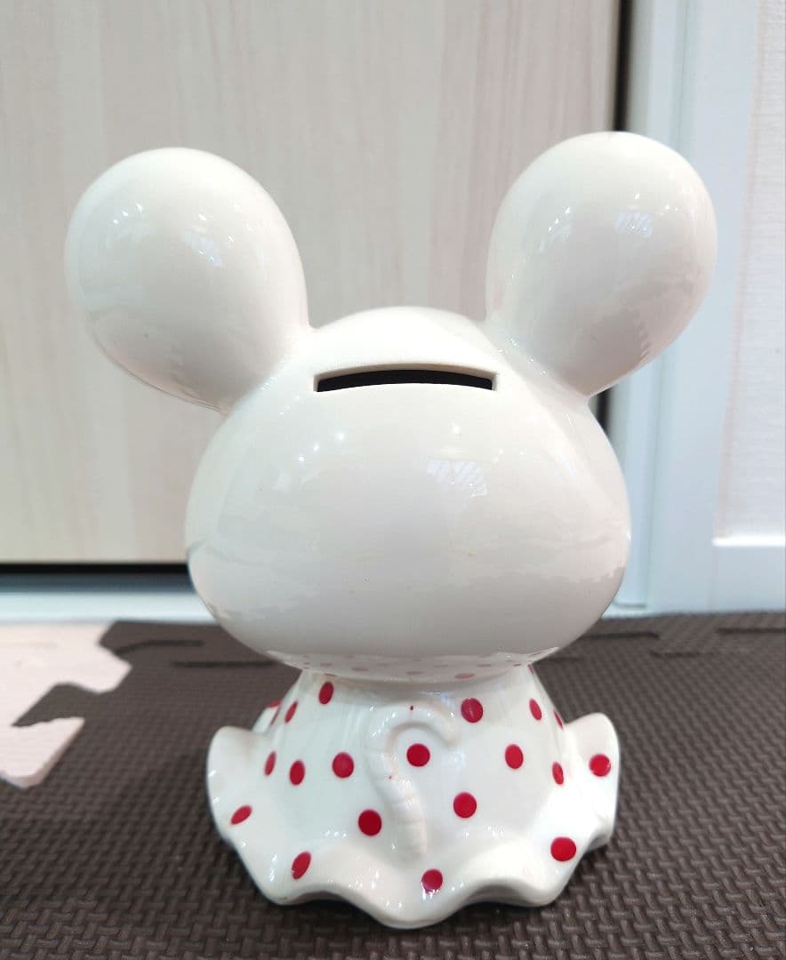 当時物　内藤ルネ　ネズミ　貯金箱　陶器製　ミックとマック
