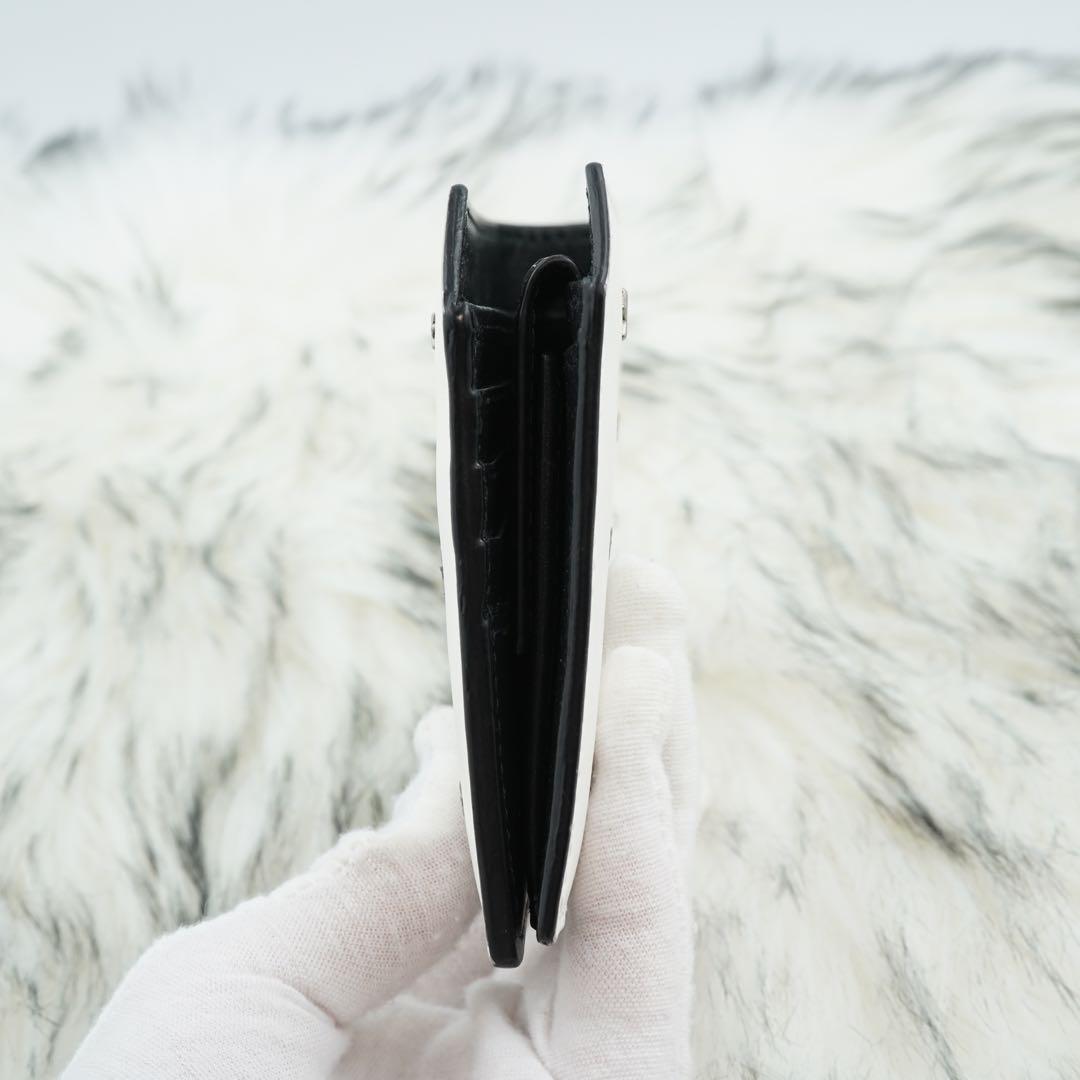 未使用級　箱・タグ付き　jimmy choo ジミーチュウ　折り財布　スタッズ