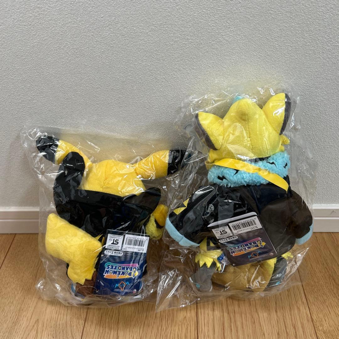 ポケモンセンター限定　バンドフェス　ぬいぐるみ　ピカチュウ　ゼラオラ　2点セット