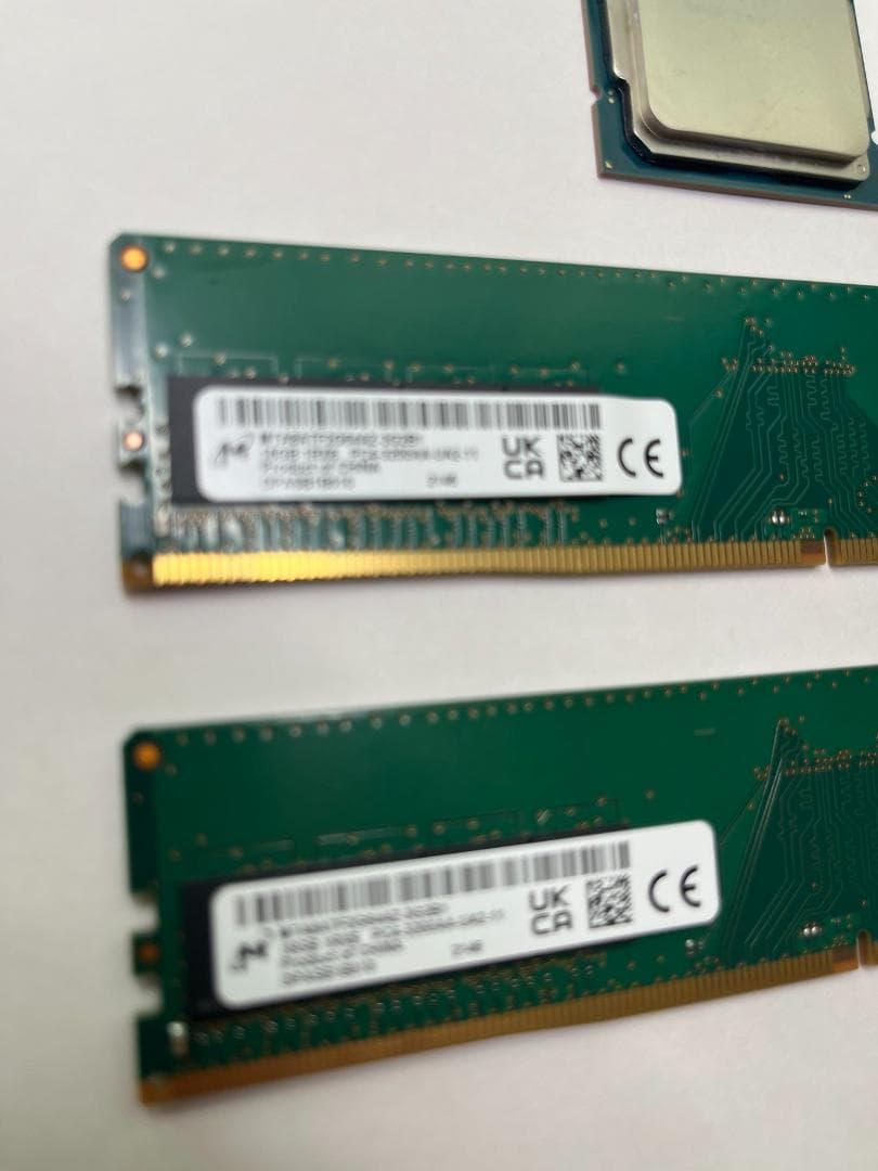 Intel Core i7-10700 DDR4-320016GB×2セット販売
