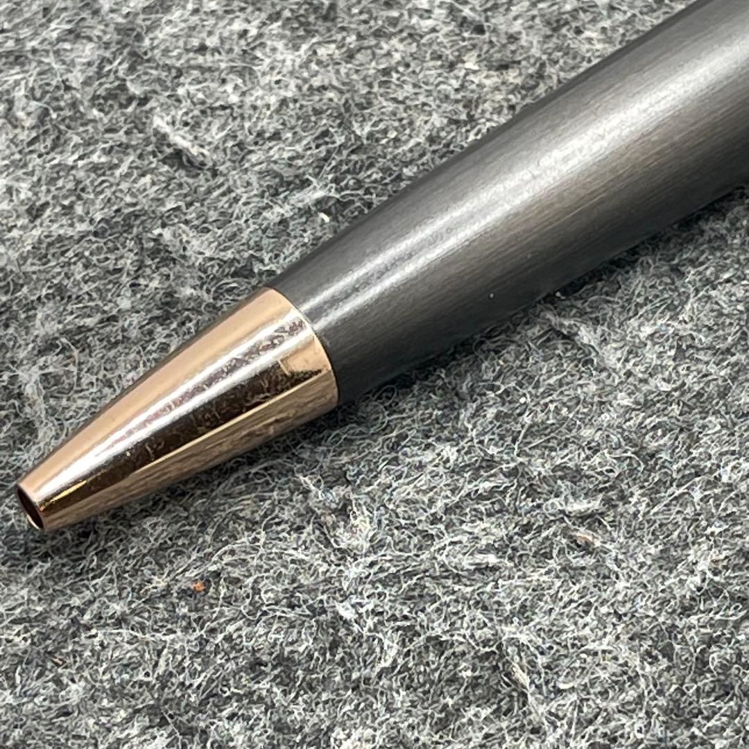 PE1249ロメオ ボールペン 細軸 ガンメタル×アプリコットゴールド