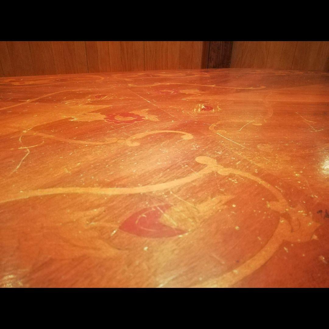 イタリア製　象嵌加工　テーブル　ヴィンテージ