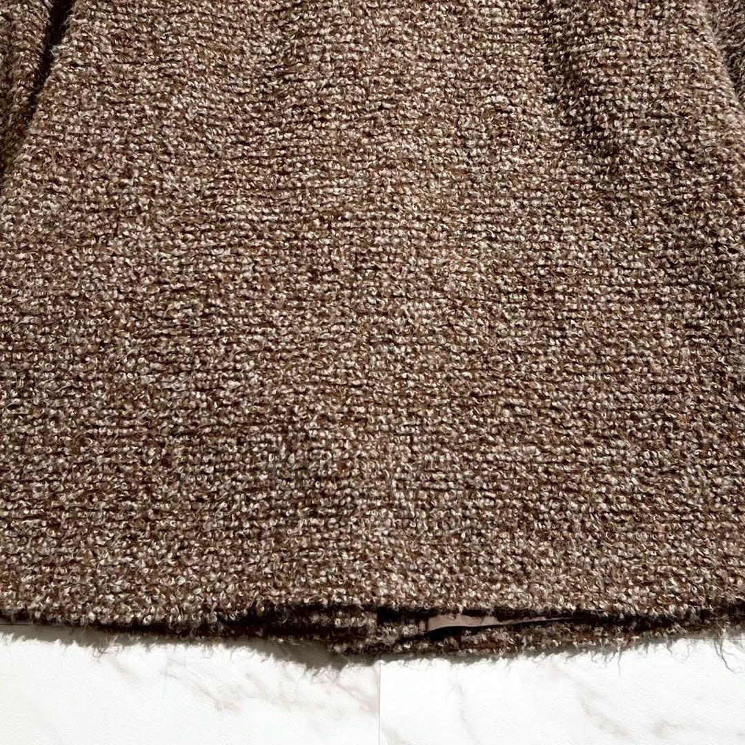 極美品 2020AW ヨーガンレール フーデッドロングコート アルパカ混 毛 M