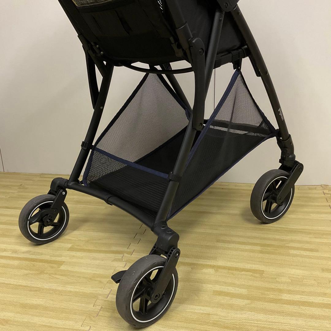 綺麗！Pigeon ビングル BB1 トリコローレネイビー 専用サンシェード付