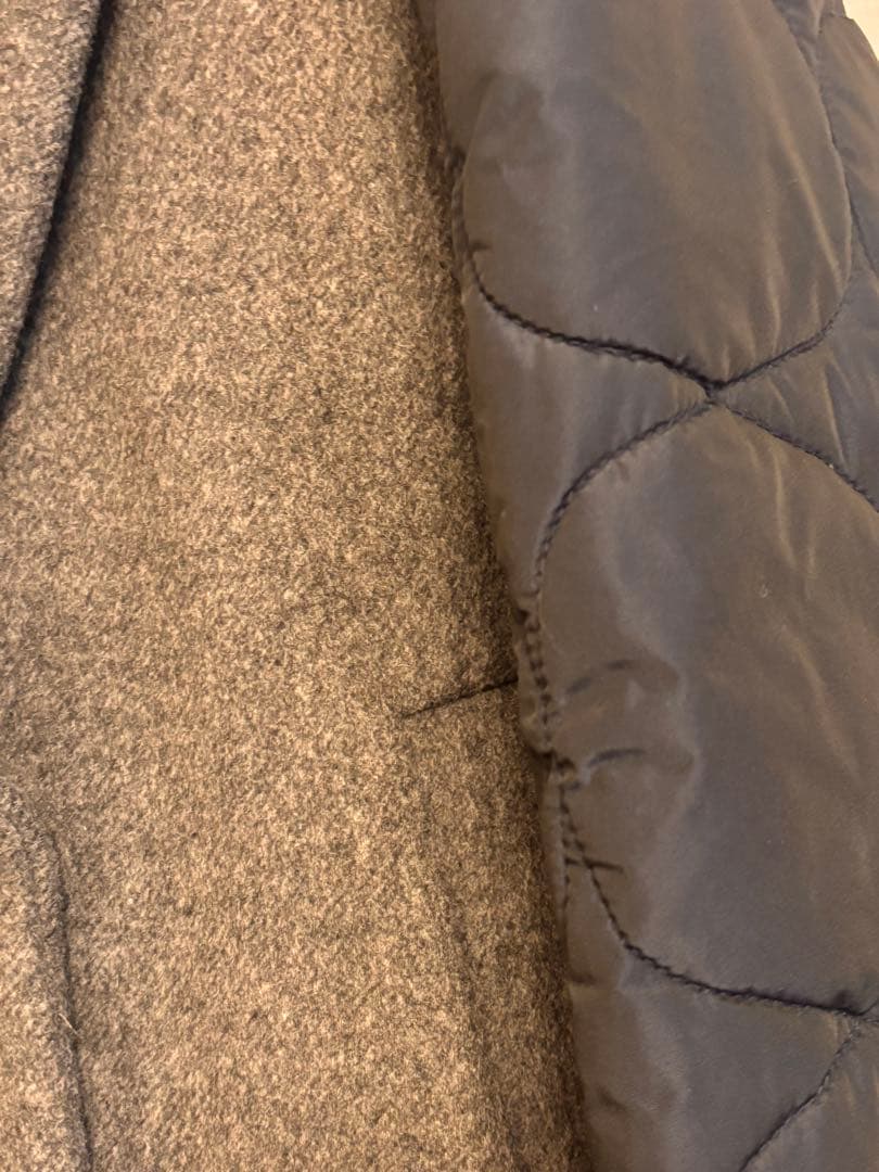 【美品】ENFOLDのフェザーリバーロングPコート38 エンフォルド