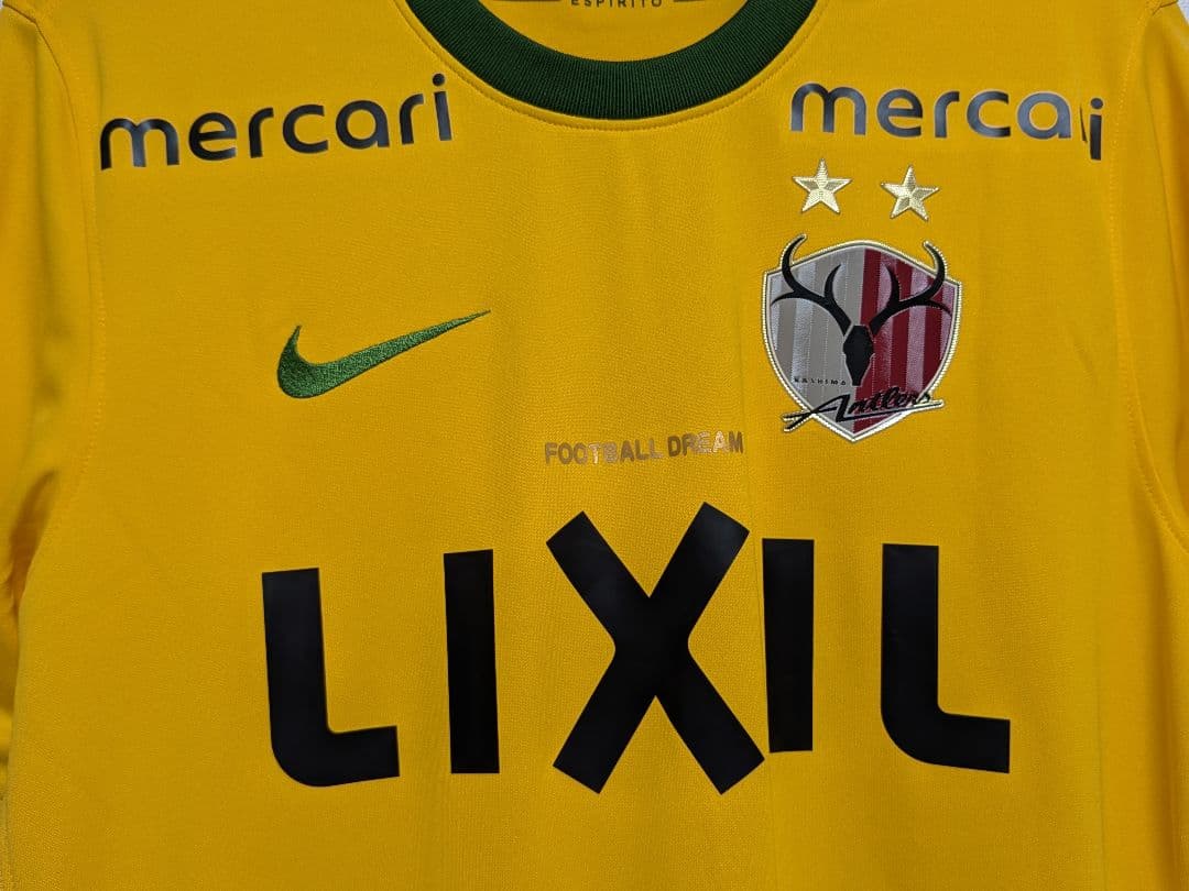 く*ろ様 【鹿島アントラーズ】30周年ジーコサイン入りユニフォーム　新品未使用タ