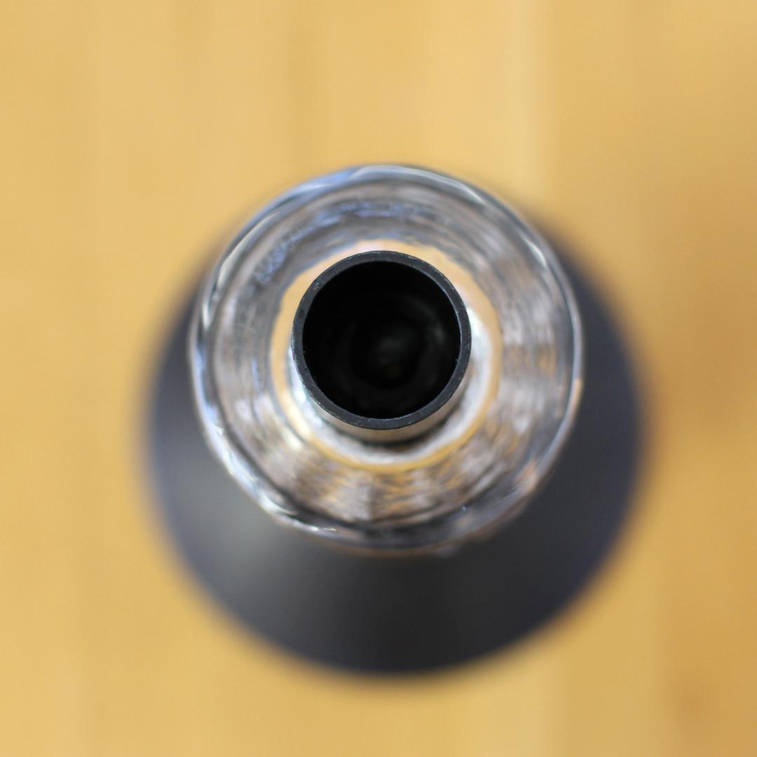 【美品・刻印】エリックホグラン　キャンドルスタンド オニオン型2段　クリア 01