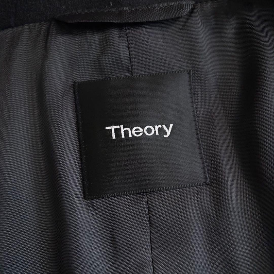 極美品 セオリー ステンカラーコート BELVIN カシミヤ混 現行タグ