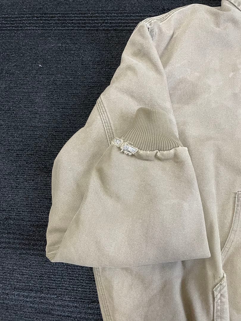 Carhartt アクティブジャケット ダック地 フェードカーキ ジップパーカー