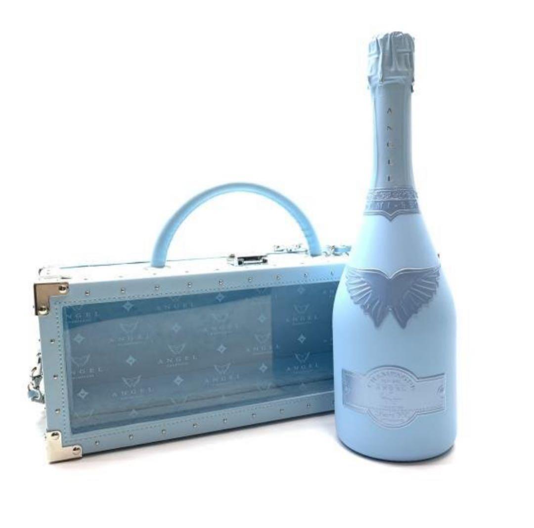 ANGEL エンジェル ドゥミセックブルーレザータイプ シャンパン 750ml