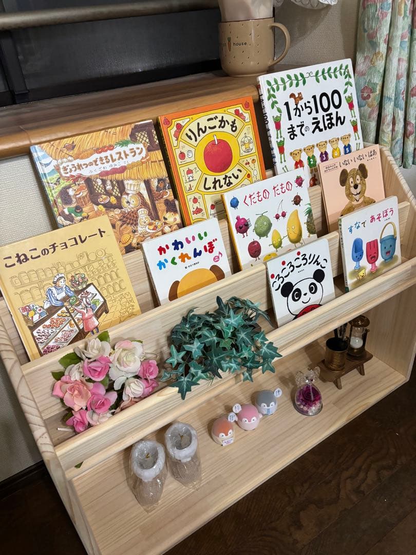 もめん絵本棚