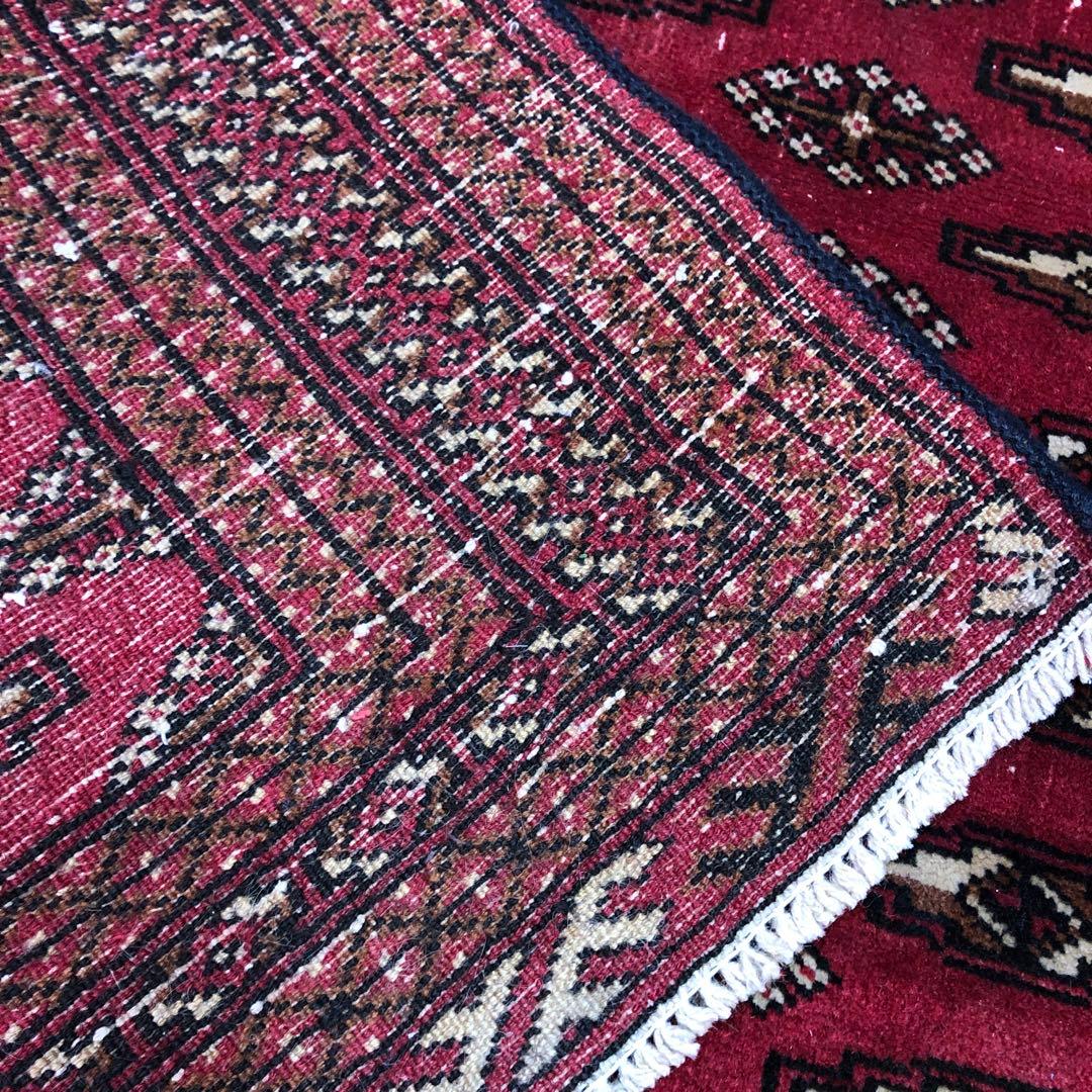 ペルシャ絨毯 ヴィンテージラグ 145×103cm 手織り オールドpersia