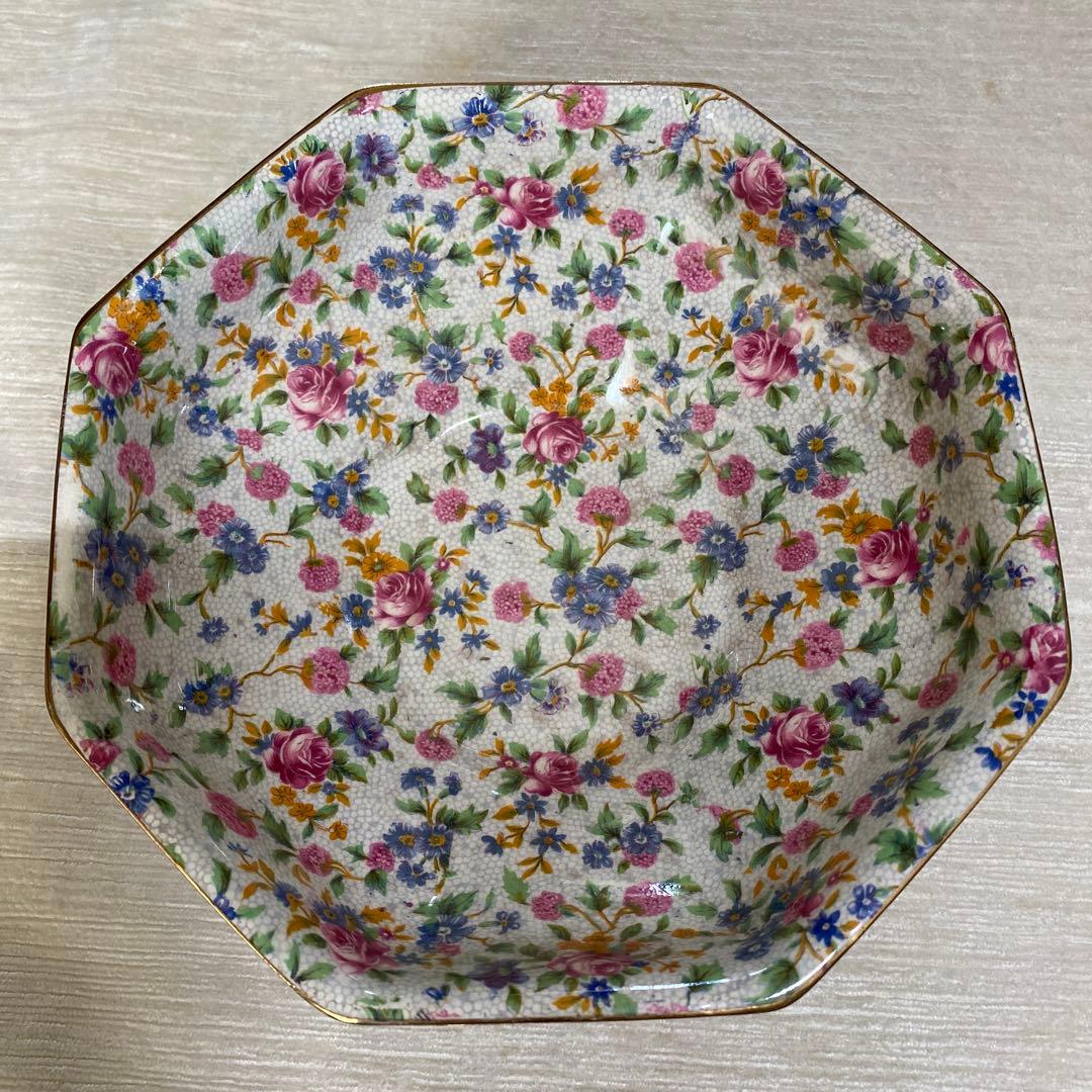 Winton オールドコテージチンツ　八角形ボウル