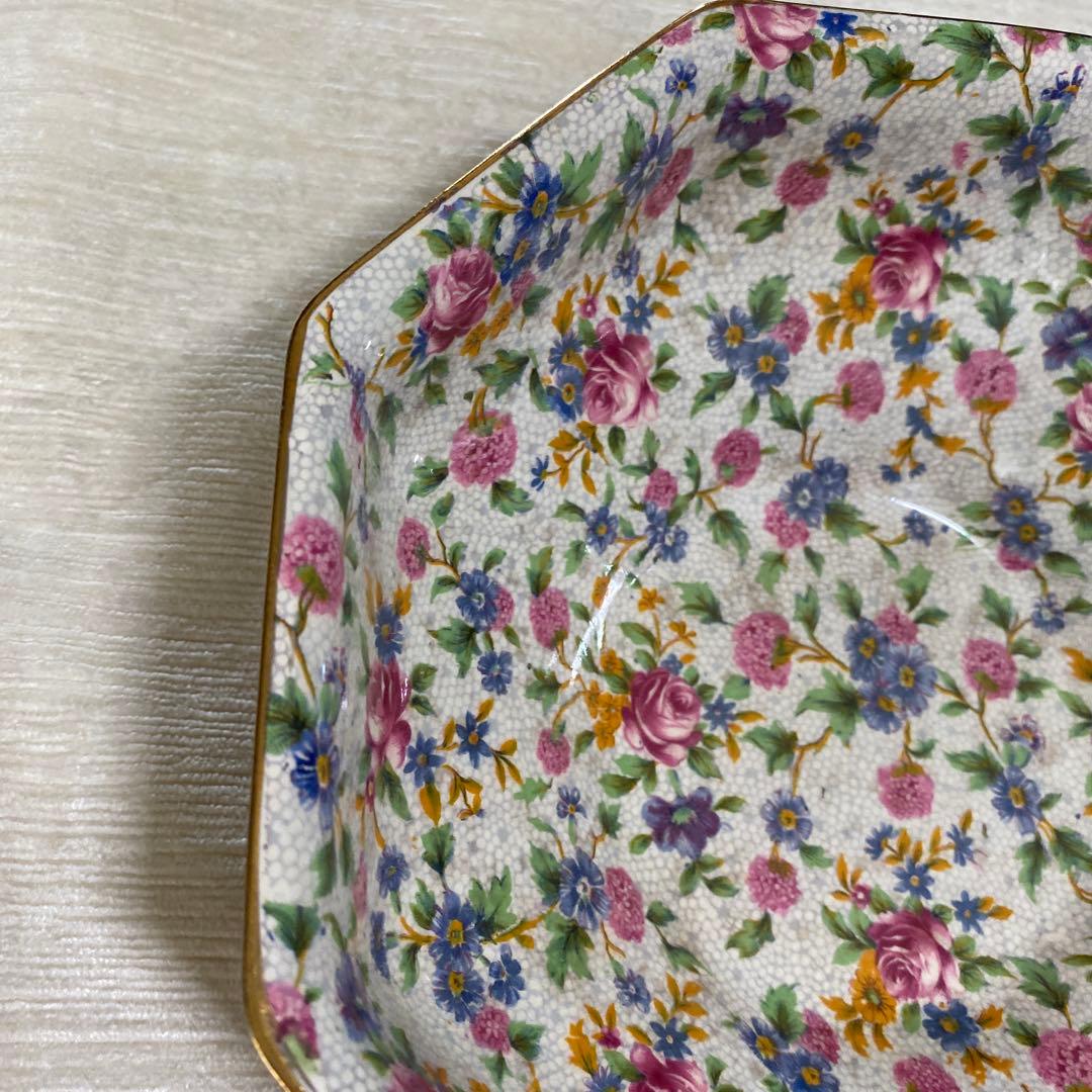  Winton オールドコテージチンツ　八角形ボウル