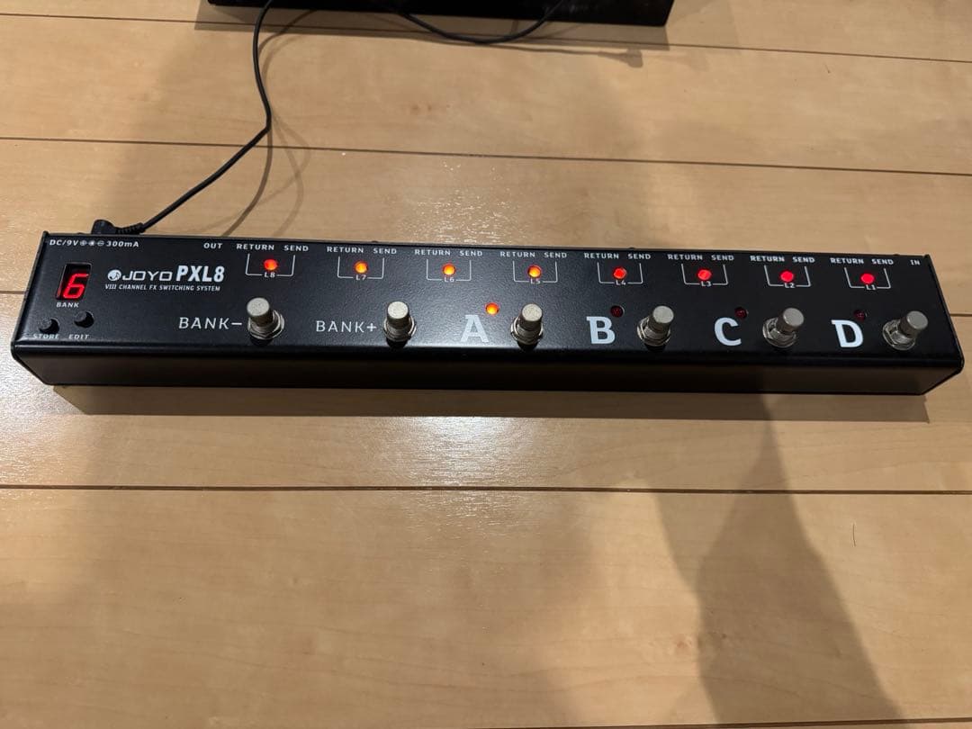 JOYO PXL8 プログラマブル スイッチャー
