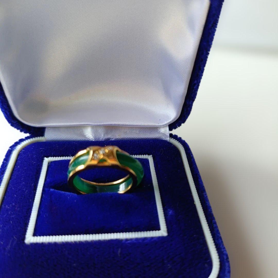 K18Diaメレー3psリング