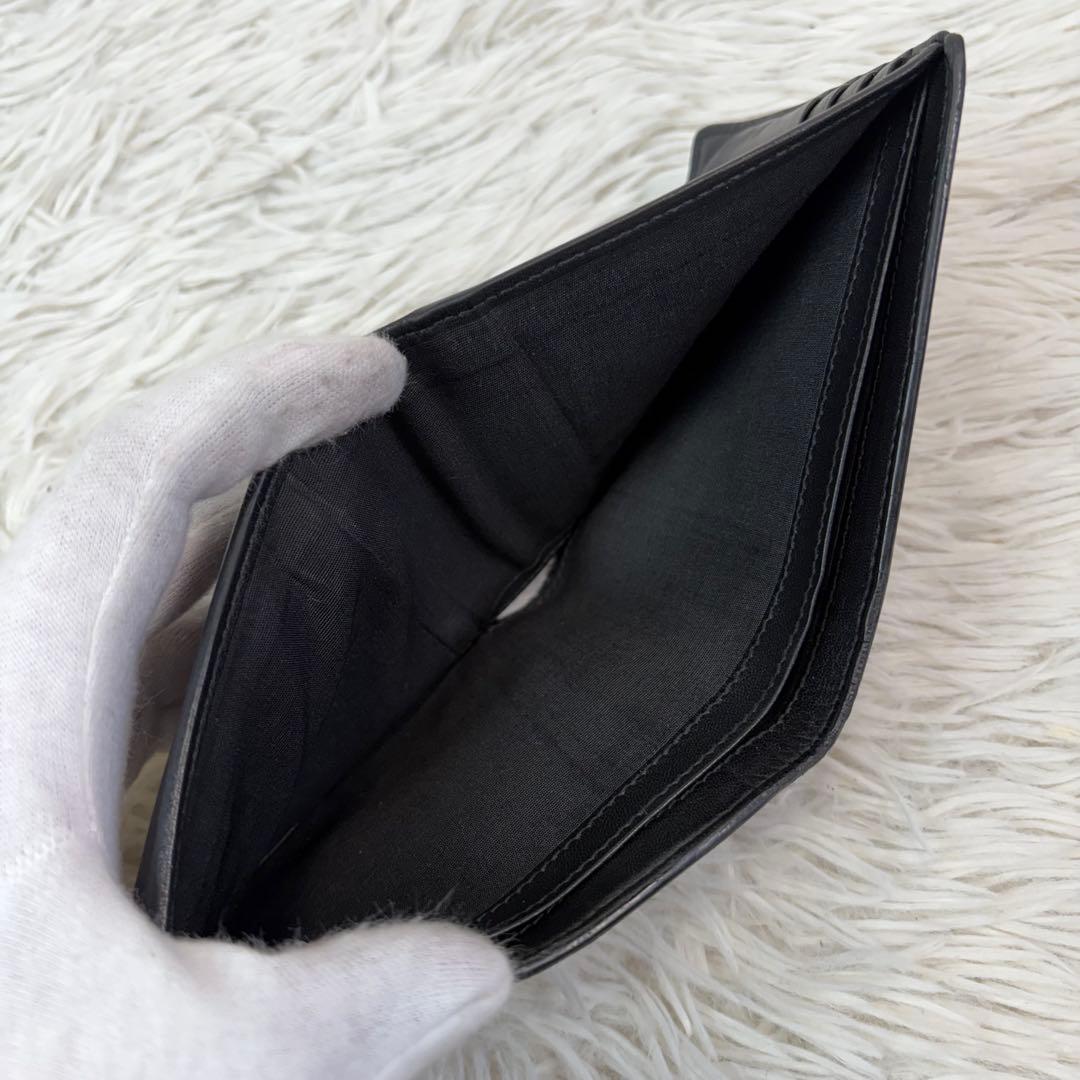 美品✨DIOR 二つ折り 財布 バーティカル ギャラクシー トロッター ブラック