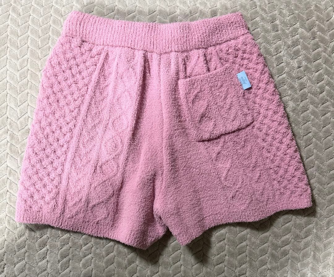 ジェラートピケ【Valentine】 アランカーディガン＆アランショートパンツ