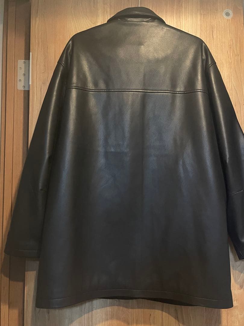 アンヌーク 38 黒 Ecoleather Over Jacket
