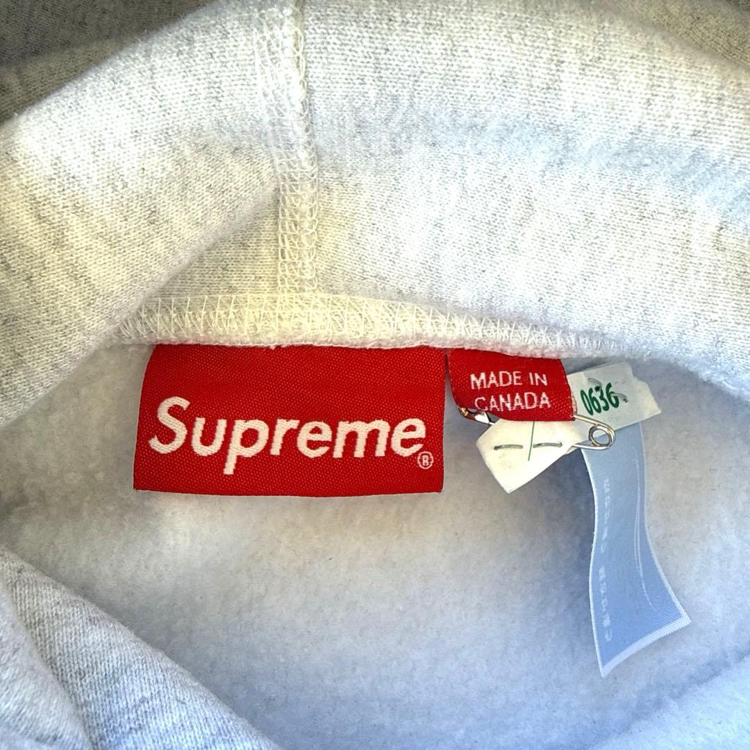 トップス Supreme Box Logo Hoodie Ash grey large