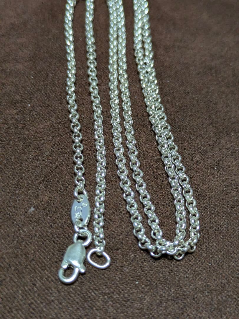 ほぼ未使用 クロムハーツ ロールチェーン ２４インチ