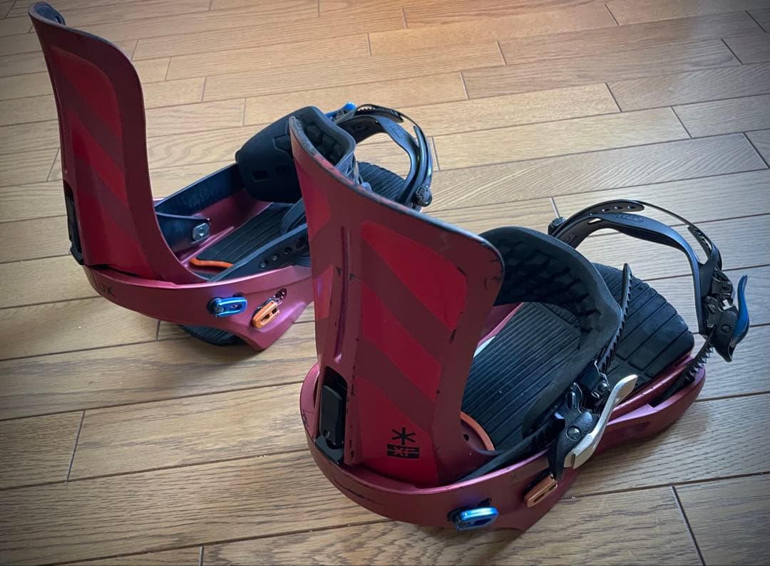 FLUX スノーボード ビンディング /レッド Msize