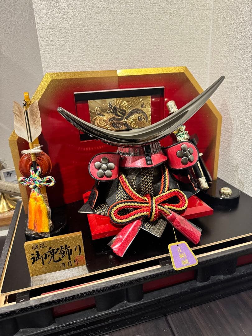 特選　御兜飾り 上杉謙信　兜　清月 ／ 清月 作　オルゴール