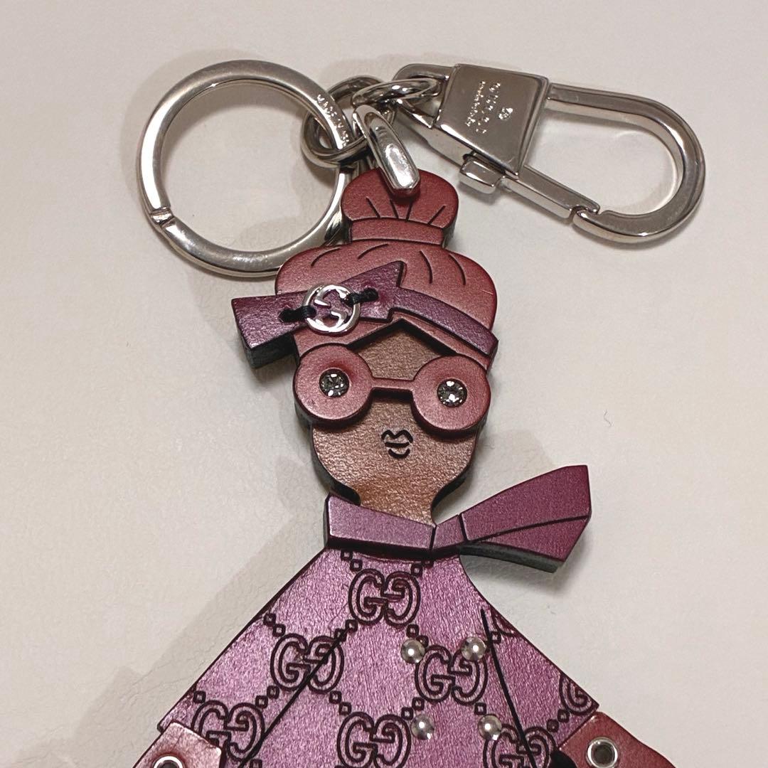 【極美品・希少】GUCCI キーホルダー マドモアゼル