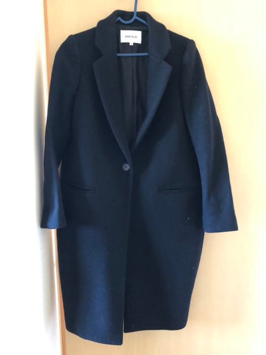 ENFOLD チェスターコート 36 ブラック