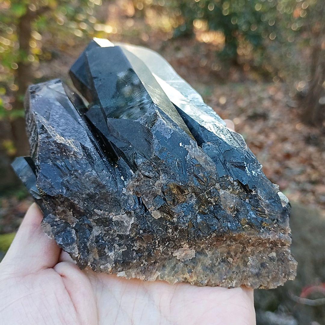 【明日発送可】激レア マダガスカル産 5A モリオン 黒水晶 厄除け 浄化 原石