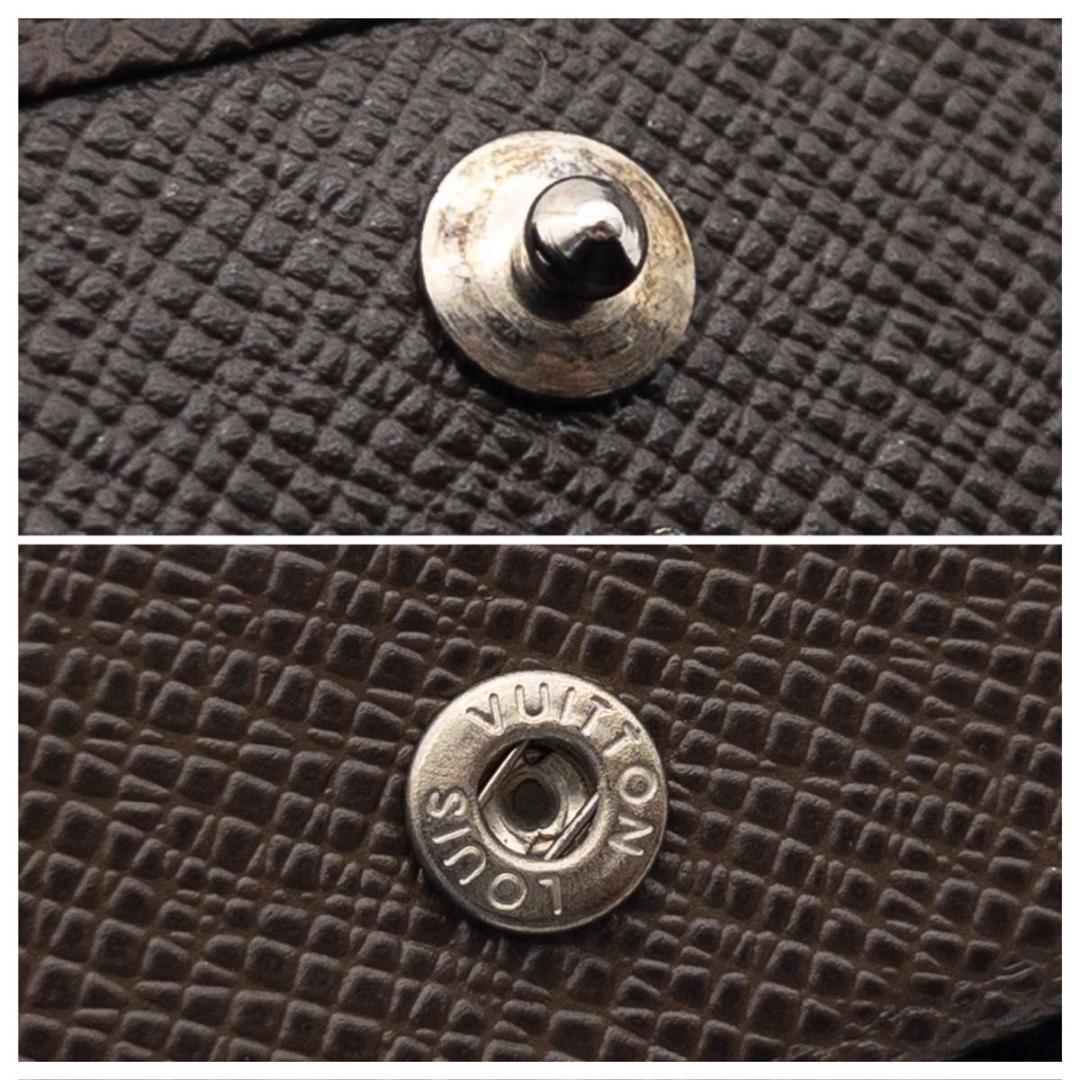 【極美品】ルイヴィトン　ポルトモネボワット　タイガ　ケース　グリズリ　茶色