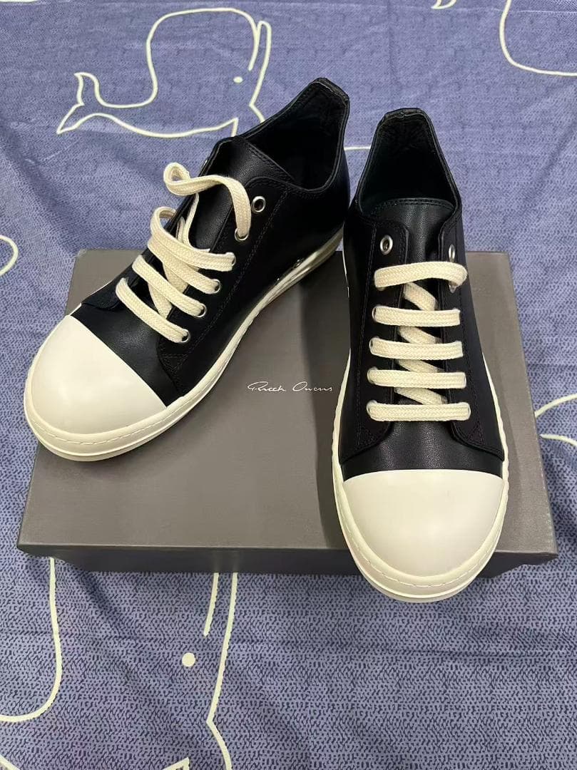 美品【Rick Owens】ロースニーカー/2025春夏38
