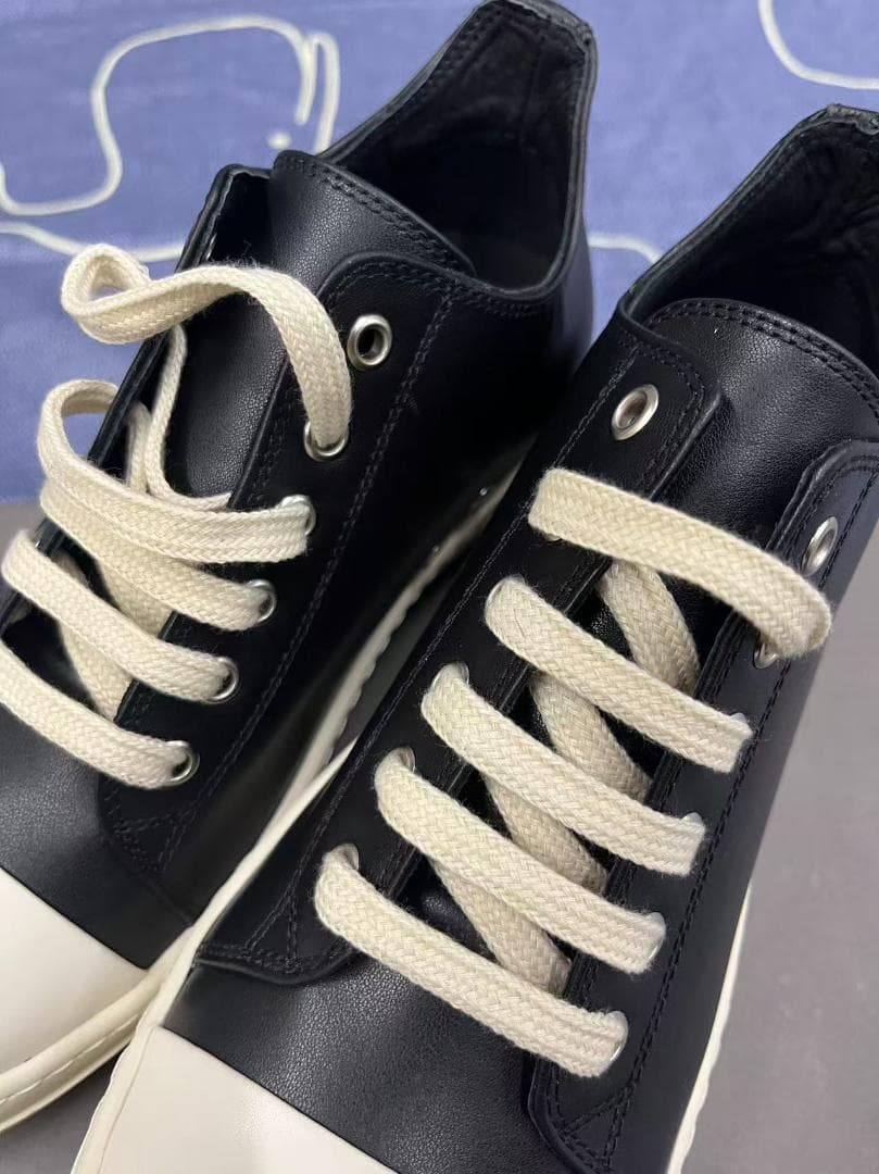 美品【Rick Owens】ロースニーカー/2025春夏38