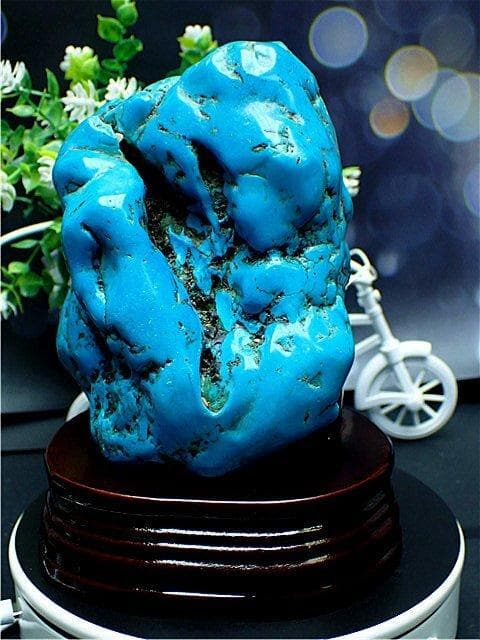 約：1905g超綺麗ターコイズ（トルコ石）原石B85J3/175J05C