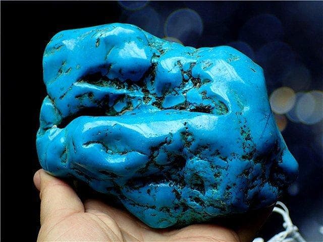 約：1905g超綺麗ターコイズ（トルコ石）原石B85J3/175J05C